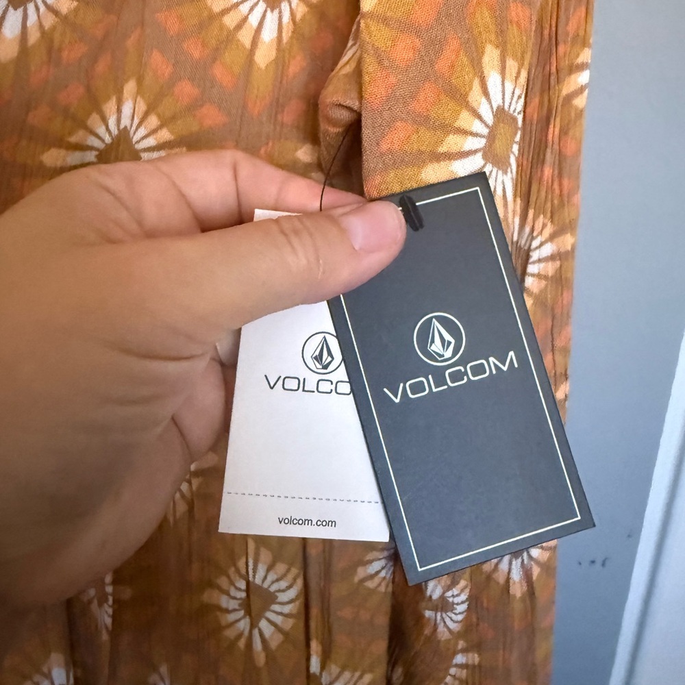Volcom Brown Patterned Dress - Picture 5 of 6